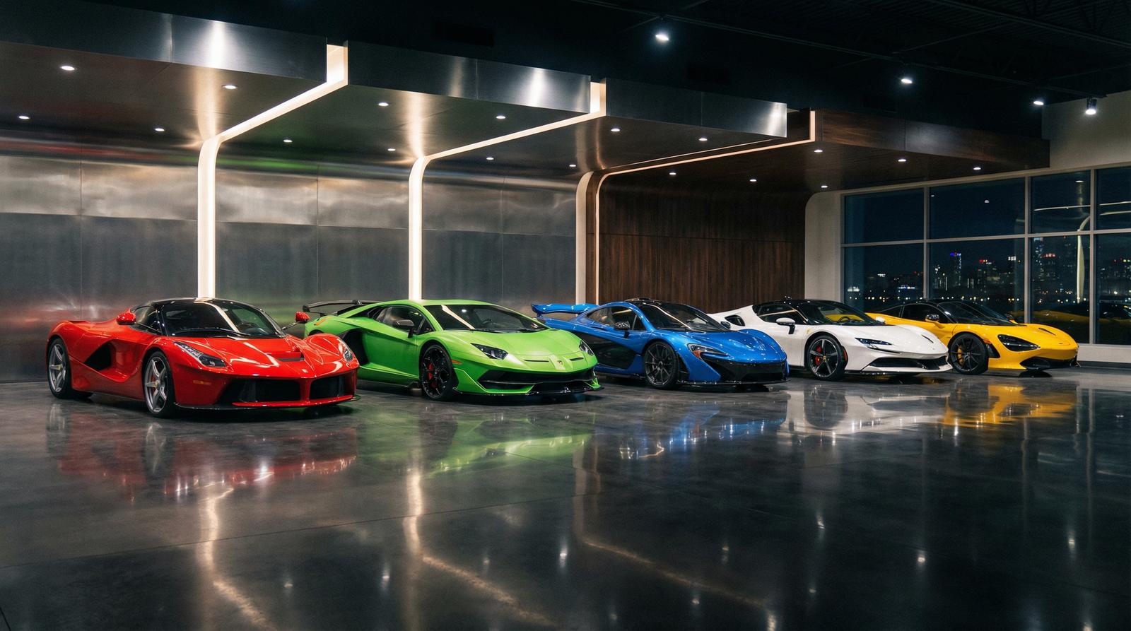 网红主播跑车视频-超跑车库巡礼